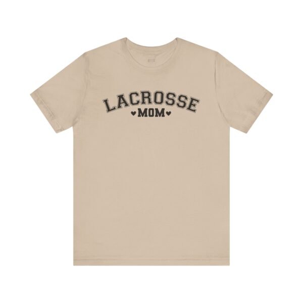 Lacrosse Mom tee | Varsity font