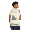 Eat.Sleep.Lacrosse.Repeat / BLUE/ Canvas Tote Bag