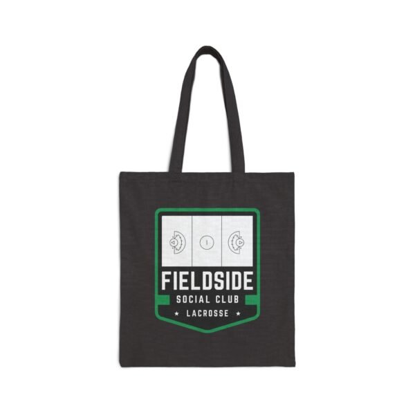 14518699482470966657_2048.jpeg Green&Black Fieldside Social Club Canvas Tote Bag