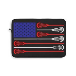 Lacrosse Laptop Sleeve | American Flag Design