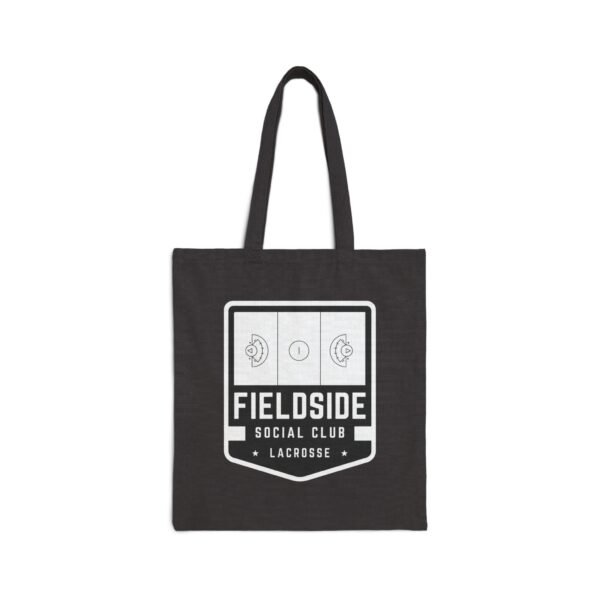 17156405920958437493_2048-1.jpeg White & Black Fieldside Social Club Canvas Tote Bag