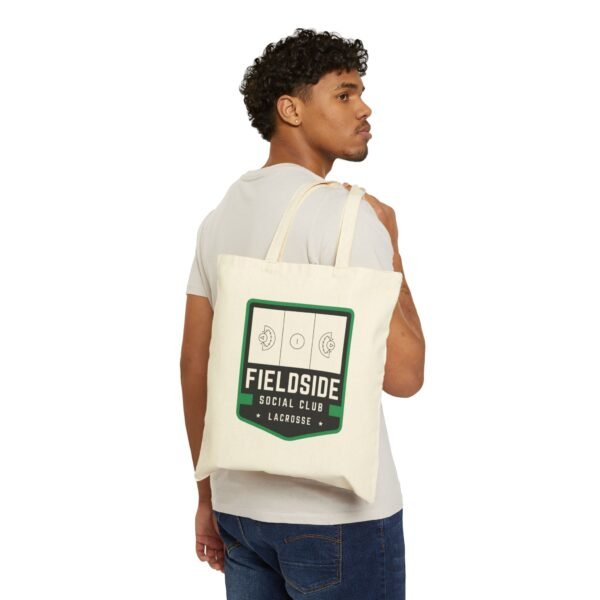 17969801817883043972_2048.jpeg Green&Black Fieldside Social Club Canvas Tote Bag