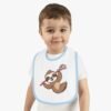 Sloth Relaxing with Lacrosse stick baby bib