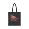 4635234834563955595_2048-1.jpeg Eat.Sleep.Lacrosse.Repeat / SUNSET / Canvas Tote Bag