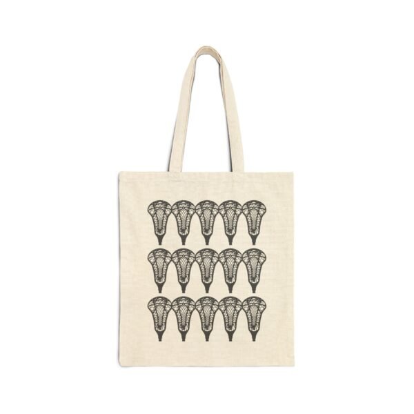 15 Lacrosse Sticks Canvas Tote Bag