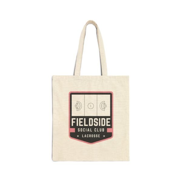 5748988683883268272_2048.jpeg Pink & Black Fieldside Social Club Canvas Tote Bag