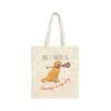 ALL I NEED: Lacrosse & my dog Canvas Tote Bag