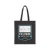 8725802041697568883_2048.jpeg Teal & Black Fieldside Social Club Canvas Tote Bag
