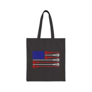 American Flag Canvas Tote Bag