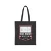 9397826067599756721_2048.jpeg Pink & Black Fieldside Social Club Canvas Tote Bag