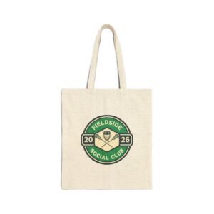 Round Green Fieldside Social Club Canvas Tote Bag | 2026