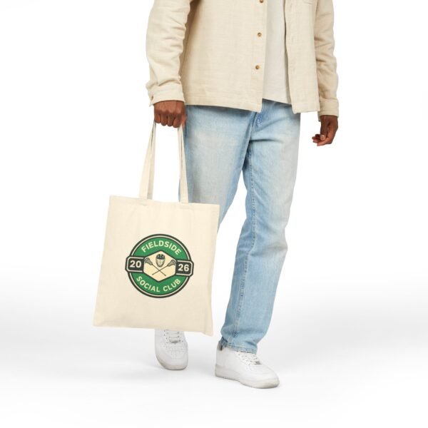 5502588558545128609_2048.jpeg Round Green Fieldside Social Club Canvas Tote Bag | 2026