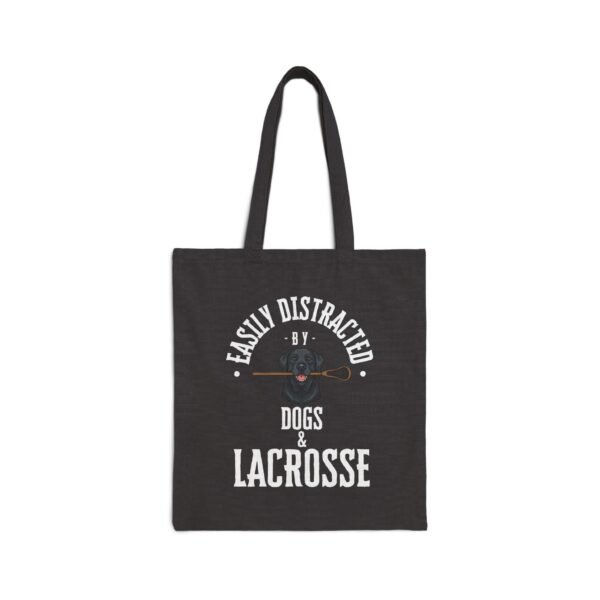 Easily Distracted by Dogs & Lacrosse Tote Bag