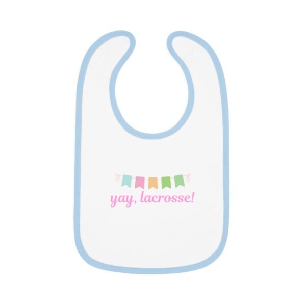 7970226494631077423_2048-1.jpeg Yay, Lacrosse! baby bib