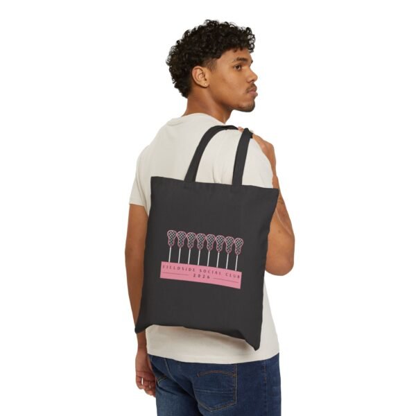 15769127234558311386_2048.jpeg Fieldside Social Club 2026 Tote Bag | Pink sticks