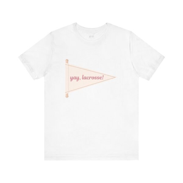 Pennant "yay, lacrosse!" tee