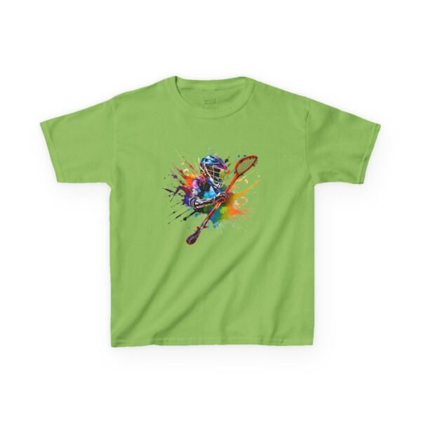 Kids lax paint-player tee