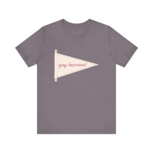 Pennant "yay, lacrosse!" tee