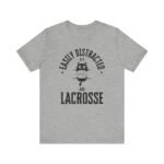 **Easily Distracted by Cats & Lacrosse** tee