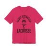 **Easily Distracted by Cats & Lacrosse** tee