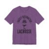 **Easily Distracted by Cats & Lacrosse** tee
